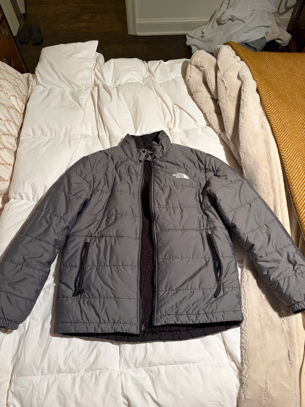 The North Face Boy’s Grey Puffer Jacket